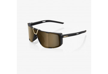 LUNETTES 100% EASTCRAFT SOFT TACT BLACK SOFT GOLD MIRROR