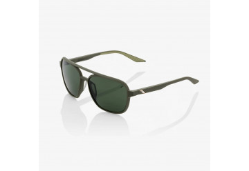 LUNETTES 100% KASIA SOFT TACT ARMY GREEN GREY MIROR