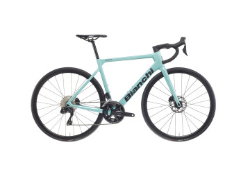 VELO DE ROUTE BIANCHI SPRINT 105 DISC 12V CELESTE