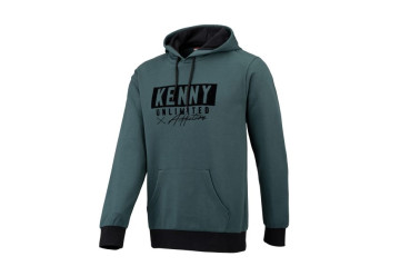 SWEAT CAPUCHE KENNY LABEL GREEN