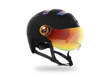 CASQUE URBAIN R RAINBOW KASK - NAVY-RED