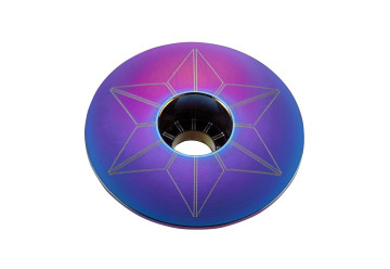 CAPOT DE DIRECTION SUPACAZ STAR CAPZ ANODIZED - SUMMER TIME DREAM