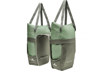 SACOCHE ARRIERE VAUDE TWINSHOPPER - KAKI