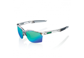 LUNETTES 100% SPORTCOUPE POLYSHED TRANSLUCENT CRYSTAL